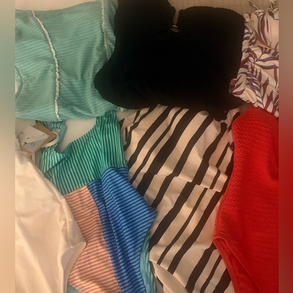 One piece size small lot Mixed Women’s Swimwear Set - Multi Color